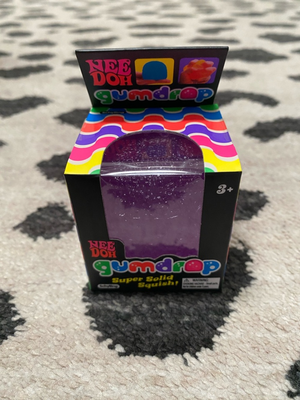 Needoh Gumdrop Super Solid Squish Purple